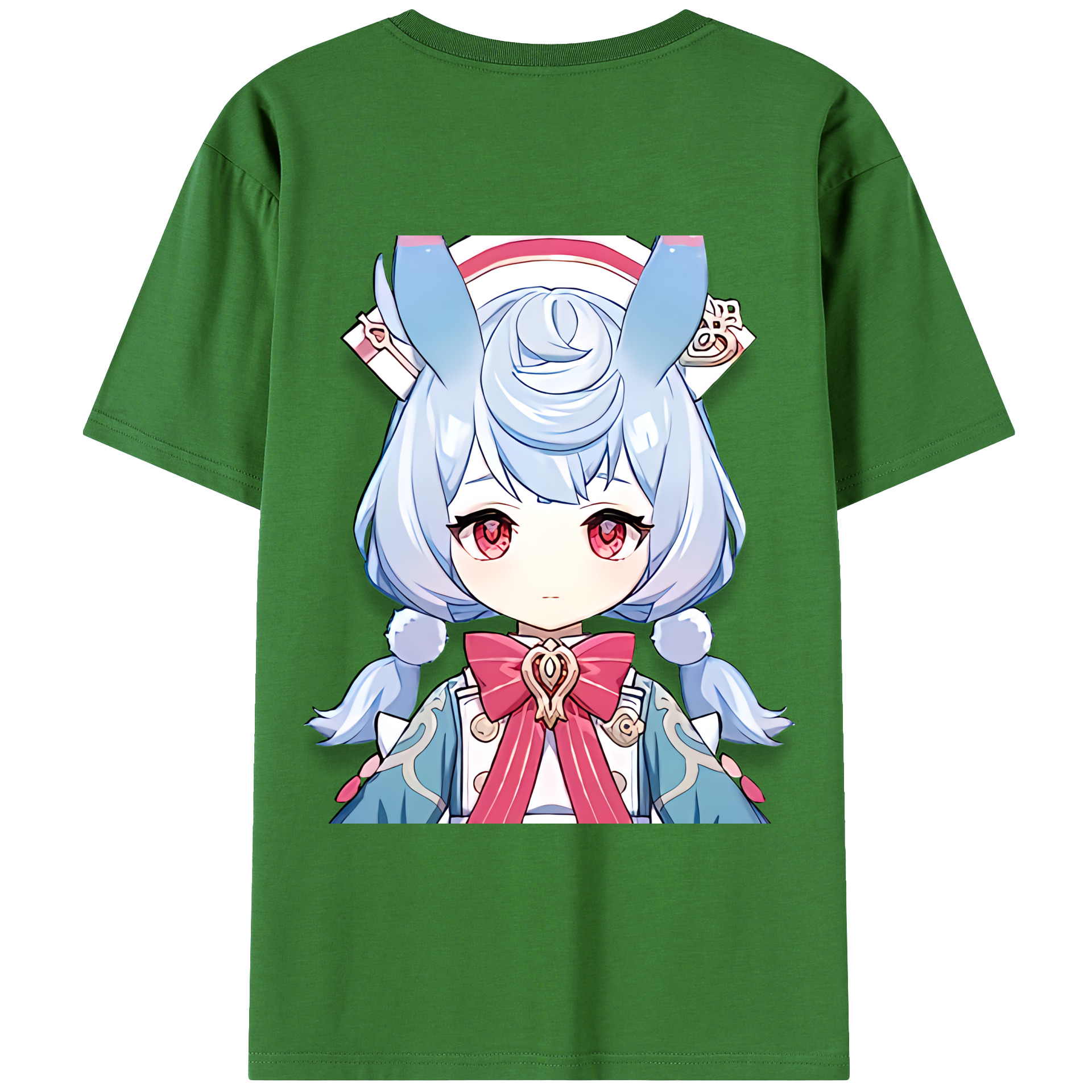 げんし神 シゲウィン genshin Shigewin レディース半袖Tシャツ(バックプリント)
